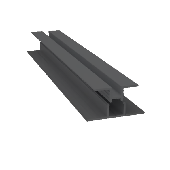 Light Trim 5/16in Panel 2-piece Vertical Trim V299XL | Shadow XL Collection-Night Gray 49 (JH)