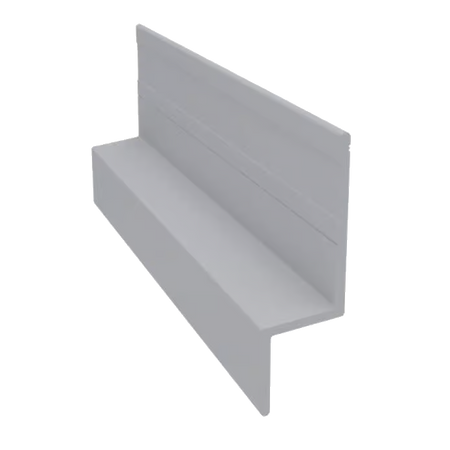 Light Trim 5/16in Panel Horizontal Trim H001XL | Shadow XL Collection-White