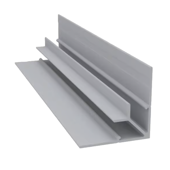 Light Trim 5/16in Panel Inside Corner V005 | Shadow Collection-White