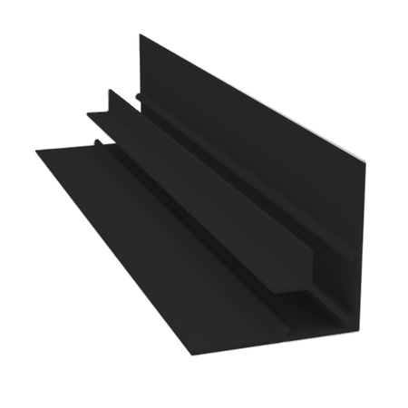 Light Trim 5/16in Panel Inside Corner V005 | Shadow Collection-Iron Gray 92 (JH)