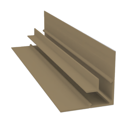 Light Trim 5/16in Panel Inside Corner V005 | Shadow Collection-Khaki Brown 71 (JH)