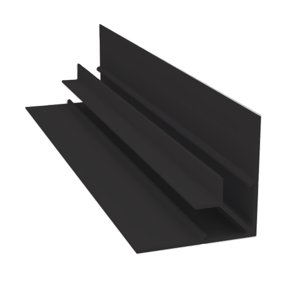 Light Trim 5/16in Panel Inside Corner V005 | Shadow Collection-Midnight Black 95 (JH)