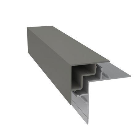 Light Trim 5/16in Panel 2-Piece Outside Corner C994 | Shadow Collection-Aged Pewter 54 (JH)