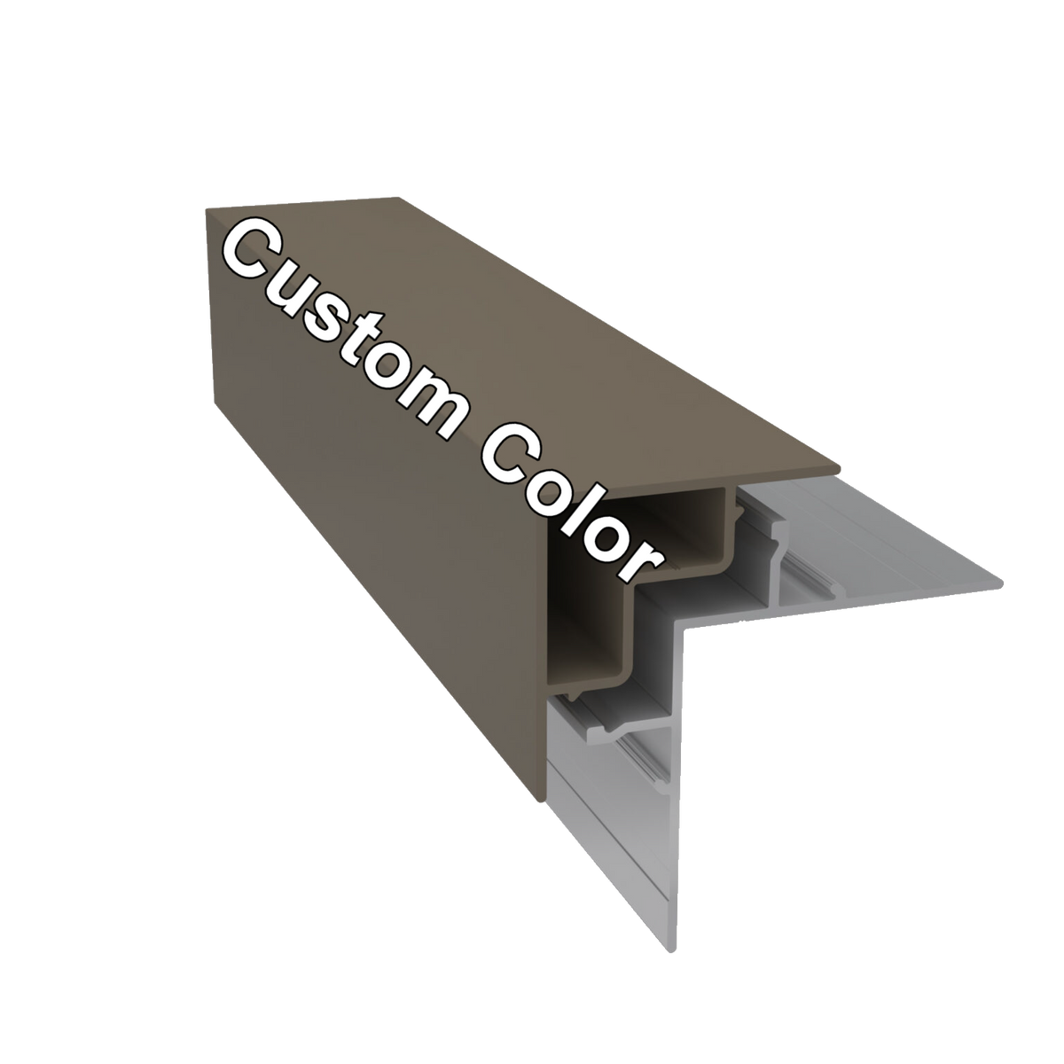 Light Trim 5/16in Panel 2-Piece Outside Corner C994 | Shadow Collection-Custom Color