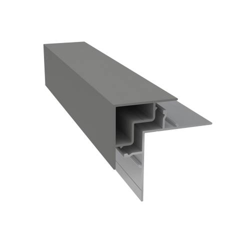 Light Trim 5/16in Panel 2-Piece Outside Corner C994 | Shadow Collection-Gray Slate 51 (JH)