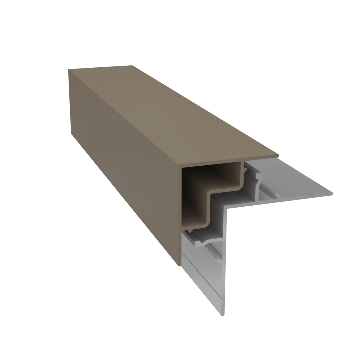 Light Trim 5/16in Panel 2-Piece Outside Corner C994 | Shadow Collection-Khaki Brown 71 (JH)