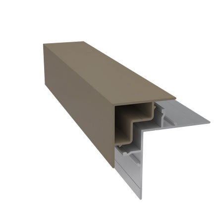 Light Trim 5/16in Panel 2-Piece Outside Corner C994 | Shadow Collection-Khaki Brown 71 (JH)