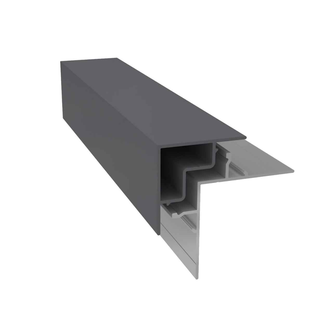 Light Trim 5/16in Panel 2-Piece Outside Corner C994 | Shadow Collection-Night Gray 49 (JH)