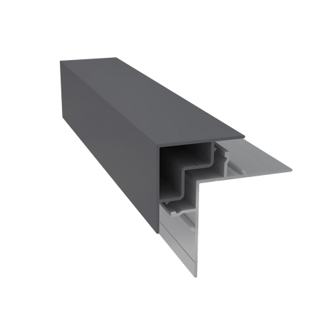 Light Trim 5/16in Panel 2-Piece Outside Corner C994 | Shadow Collection-Night Gray 49 (JH)