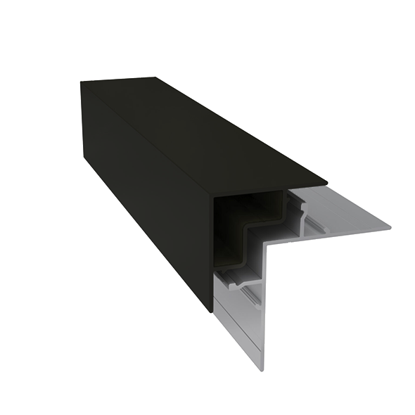 Light Trim 5/16in Panel 2-Piece Outside Corner C994 | Shadow Collection-Bright Silver (Light Trim)