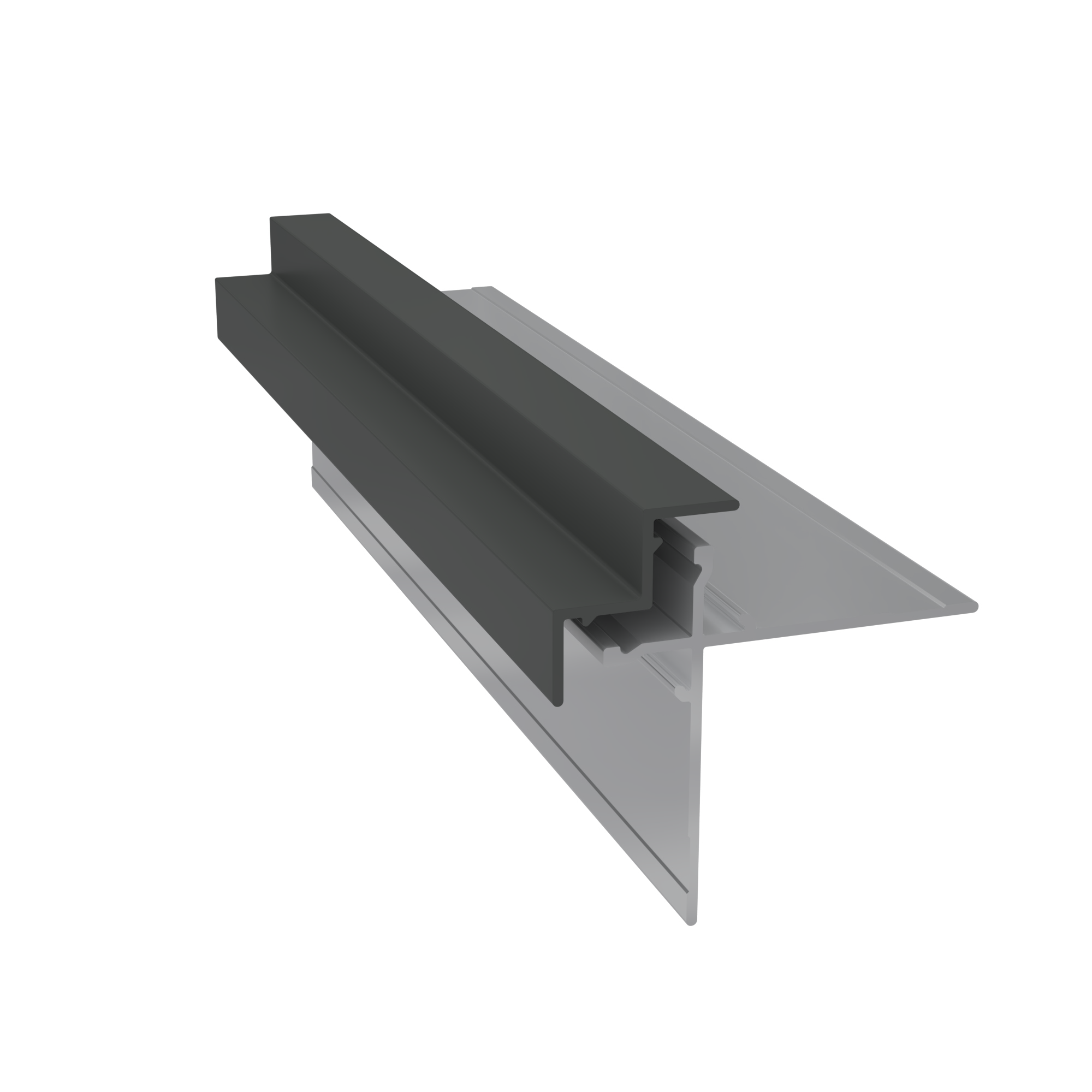 Light Trim 5/16in Panel 2-piece Outside Corner C004XL | Shadow XL Collection-Iron Gray 92 (JH)