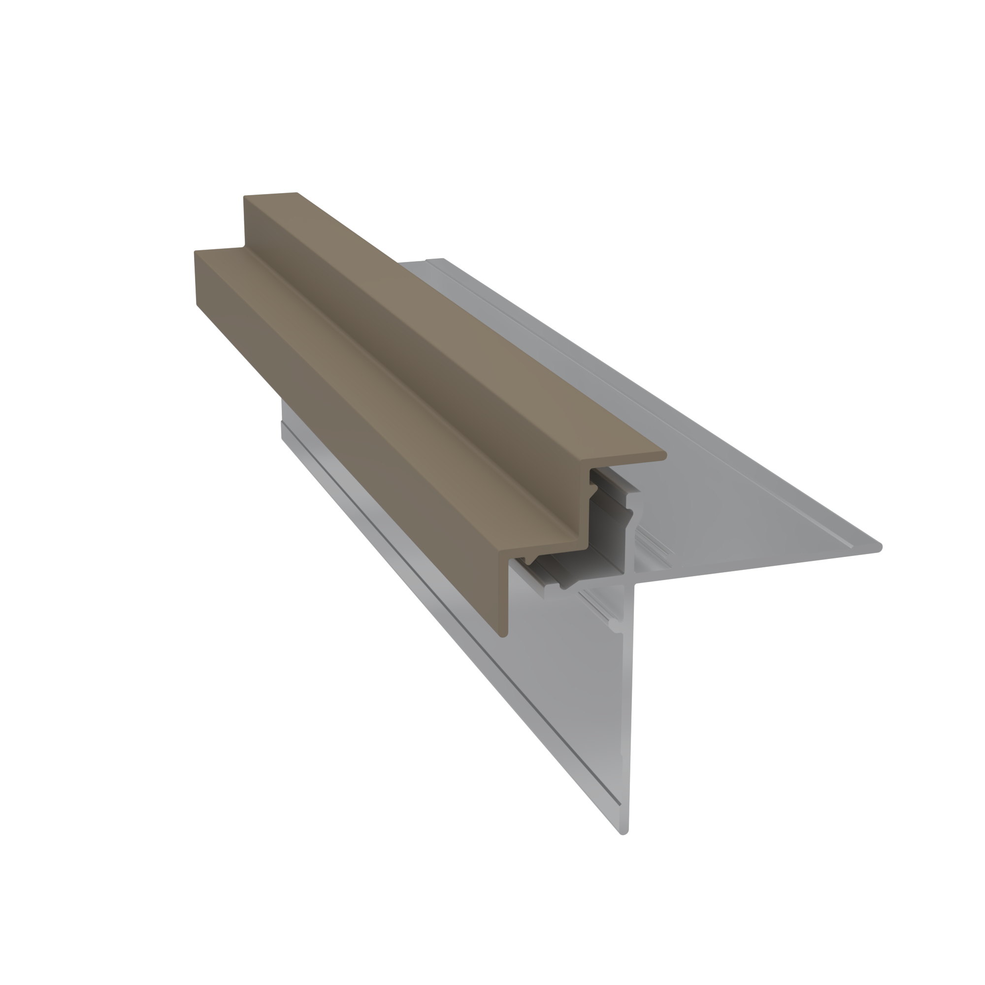 Light Trim 5/16in Panel 2-piece Outside Corner C004XL | Shadow XL Collection-Khaki Brown 71 (JH)