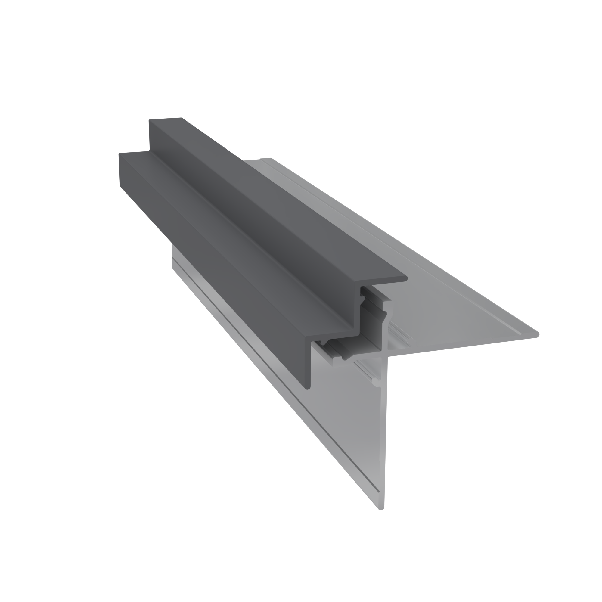 Light Trim 5/16in Panel 2-piece Outside Corner C004XL | Shadow XL Collection-Night Gray 49 (JH)