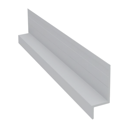Light Trim 1/2in Panel Horizontal Trim H760XL | Shadow XL Collection-Arctic White 67 (JH)