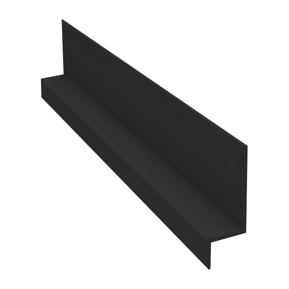 Light Trim 1/2in Panel Horizontal Trim H760XL | Shadow XL Collection-Bright Silver (Light Trim)