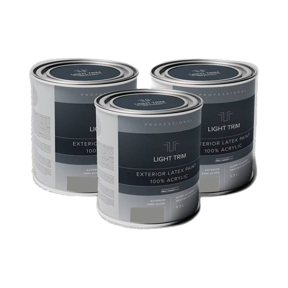 Light Trim Semi Gloss Exterior Latex Paint-875 mL-Gray Slate 51 (JH)