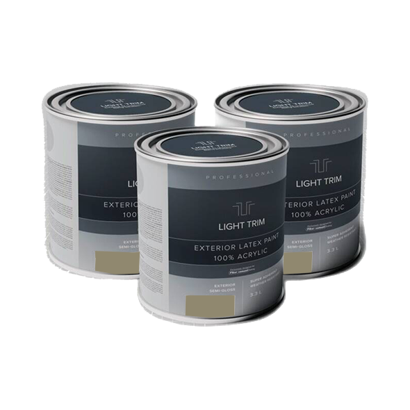 Light Trim Semi Gloss Exterior Latex Paint-875 mL-Monterey Taupe 76 (JH)