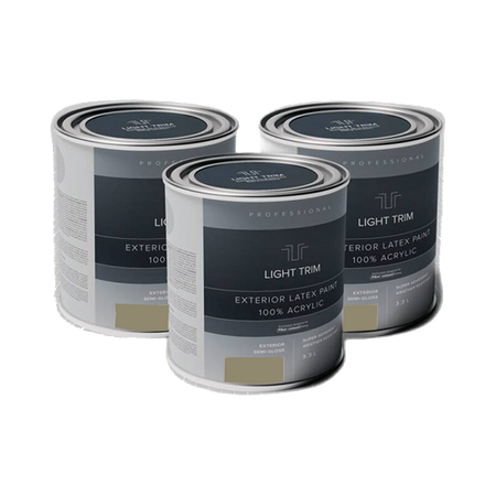 Light Trim Semi Gloss Exterior Latex Paint-875 mL-Monterey Taupe 76 (JH)