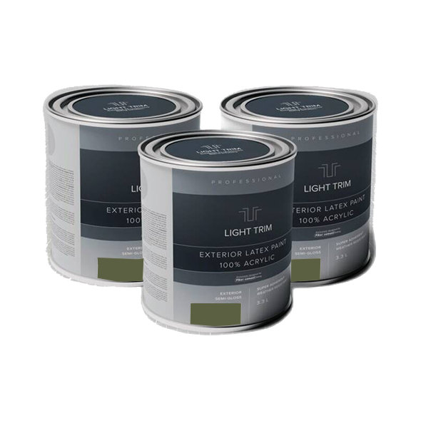 Light Trim Semi Gloss Exterior Latex Paint-875 mL-Mountain Sage 80 (JH)
