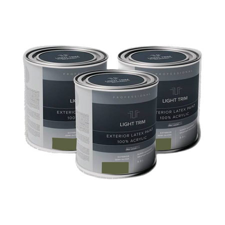 Light Trim Semi Gloss Exterior Latex Paint-875 mL-Mountain Sage 80 (JH)