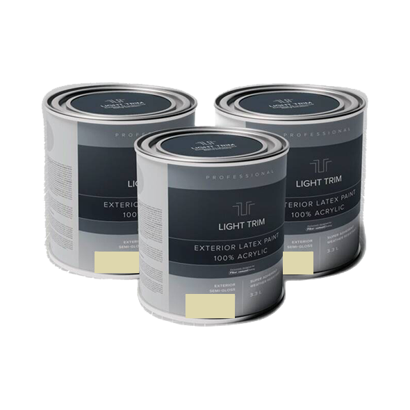 Light Trim Semi Gloss Exterior Latex Paint-875 mL-Navajo Beige 72 (JH)