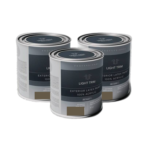 Light Trim Semi Gloss Exterior Latex Paint-875 mL-Timber Bark 77 (JH)