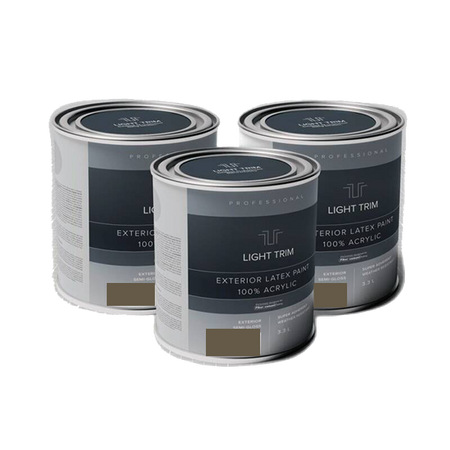 Light Trim Semi Gloss Exterior Latex Paint-875 mL-Timber Bark 77 (JH)