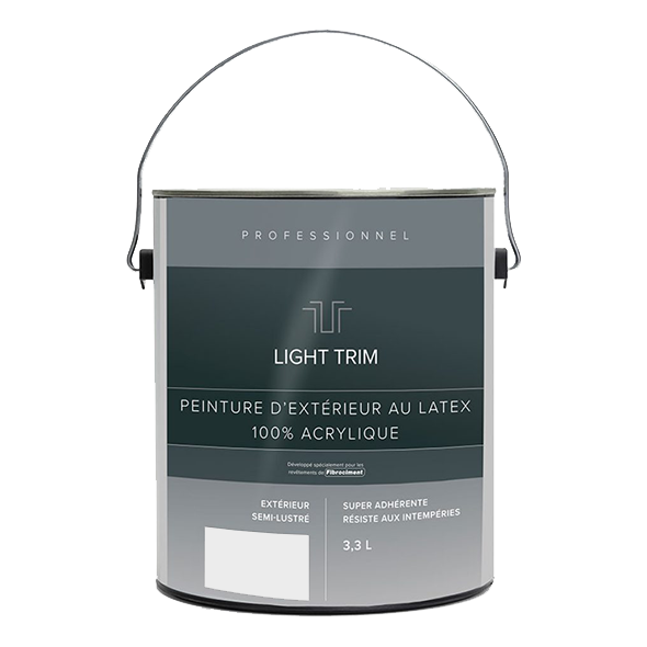 Light Trim Semi Gloss Exterior Latex Paint-3.3 Littre-Arctic White 67 (JH)