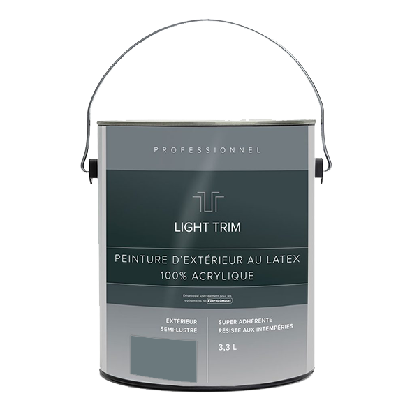 Light Trim Semi Gloss Exterior Latex Paint-3.3 Littre-Boothbay Blue 85 (JH)