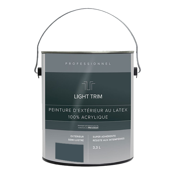 Light Trim Semi Gloss Exterior Latex Paint-3.3 Littre-Evening Blue 86 (JH)