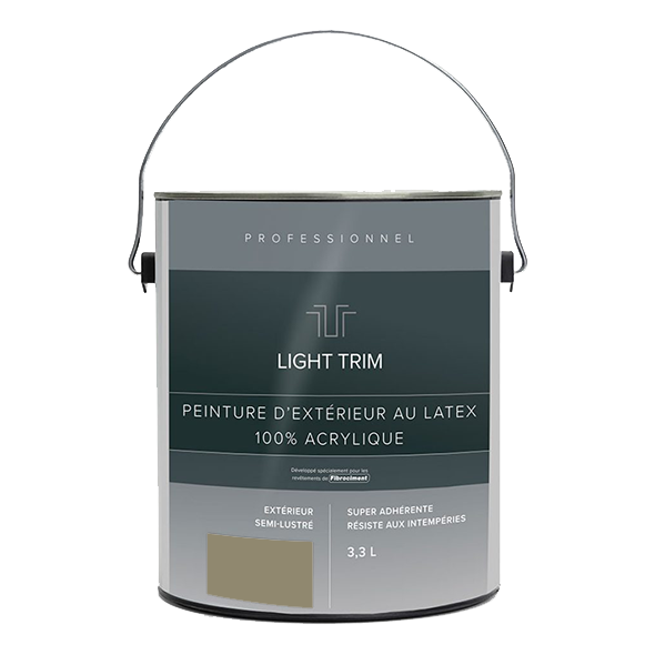 Light Trim Semi Gloss Exterior Latex Paint-3.3 Littre-Monterey Taupe 76 (JH)