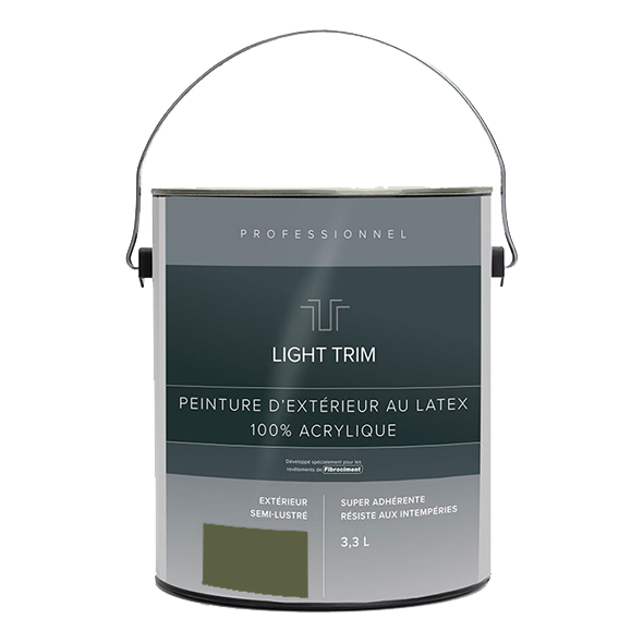 Light Trim Semi Gloss Exterior Latex Paint-3.3 Littre-Mountain Sage 80 (JH)