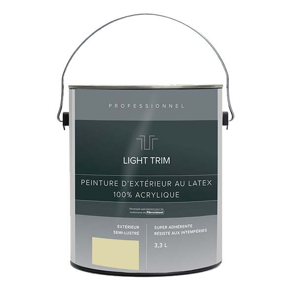 Light Trim Semi Gloss Exterior Latex Paint-3.3 Littre-Navajo Beige 72 (JH)