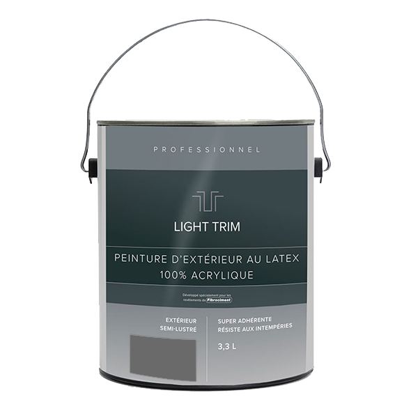 Light Trim Semi Gloss Exterior Latex Paint-3.3 Littre-Night Gray 49 (JH)