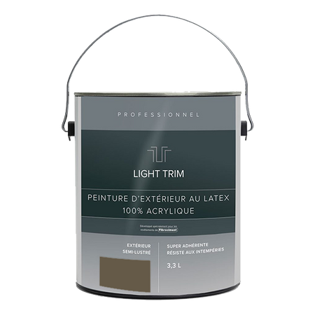 Light Trim Semi Gloss Exterior Latex Paint-3.3 Littre-Timber Bark 77 (JH)
