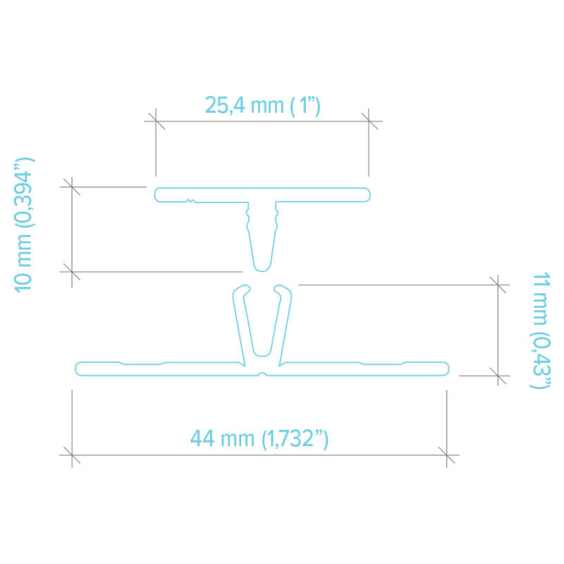 Light Trim 5/16in Panel 2-piece Vertical Trim V199 | Bold Collection-Black
