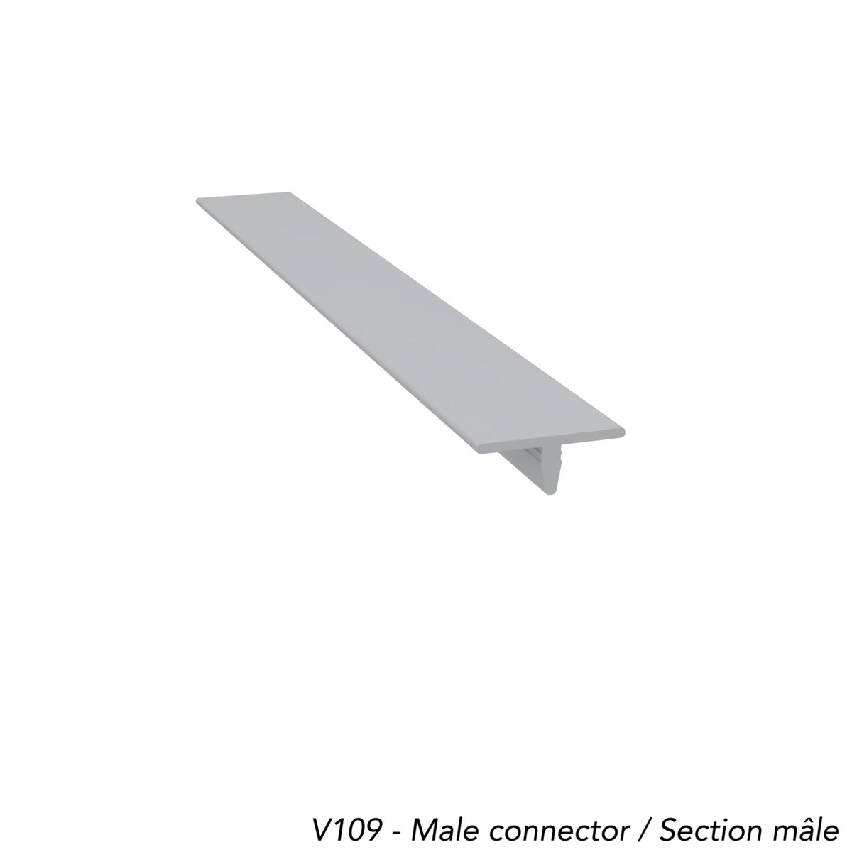 Light Trim 5/16in Panel 2-piece Vertical Trim V199 | Bold Collection-Arctic White 67 (JH)