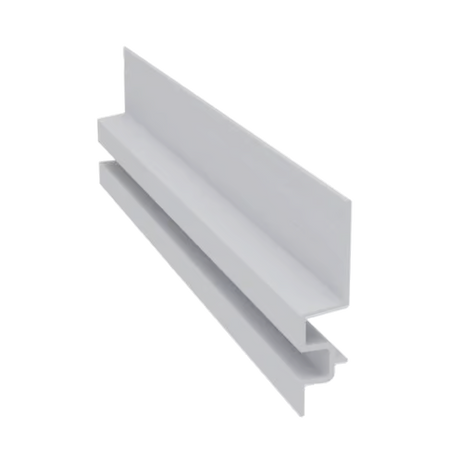 Light Trim 5/16in Panel Double Horizontal Trim H002 | Shadow Collection-Arctic White 67 (JH)