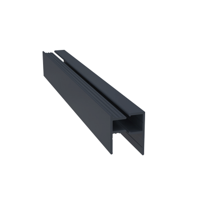 Light Trim 5/16in Panel Universal J Trim J109 | Bold Collection-Iron Gray 92 (JH)