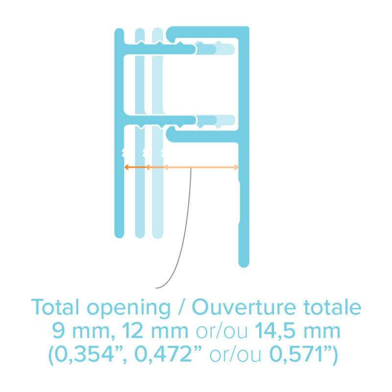 Light Trim 5/16in Panel Universal J Trim J109 | Bold Collection-Aged Pewter 54 (JH)