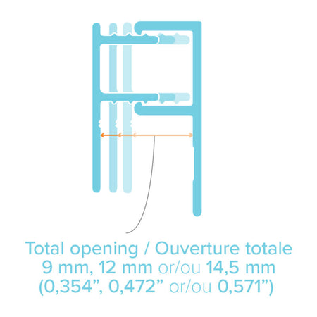 Light Trim 5/16in Panel Universal J Trim J109 | Bold Collection-Aged Pewter 54 (JH)