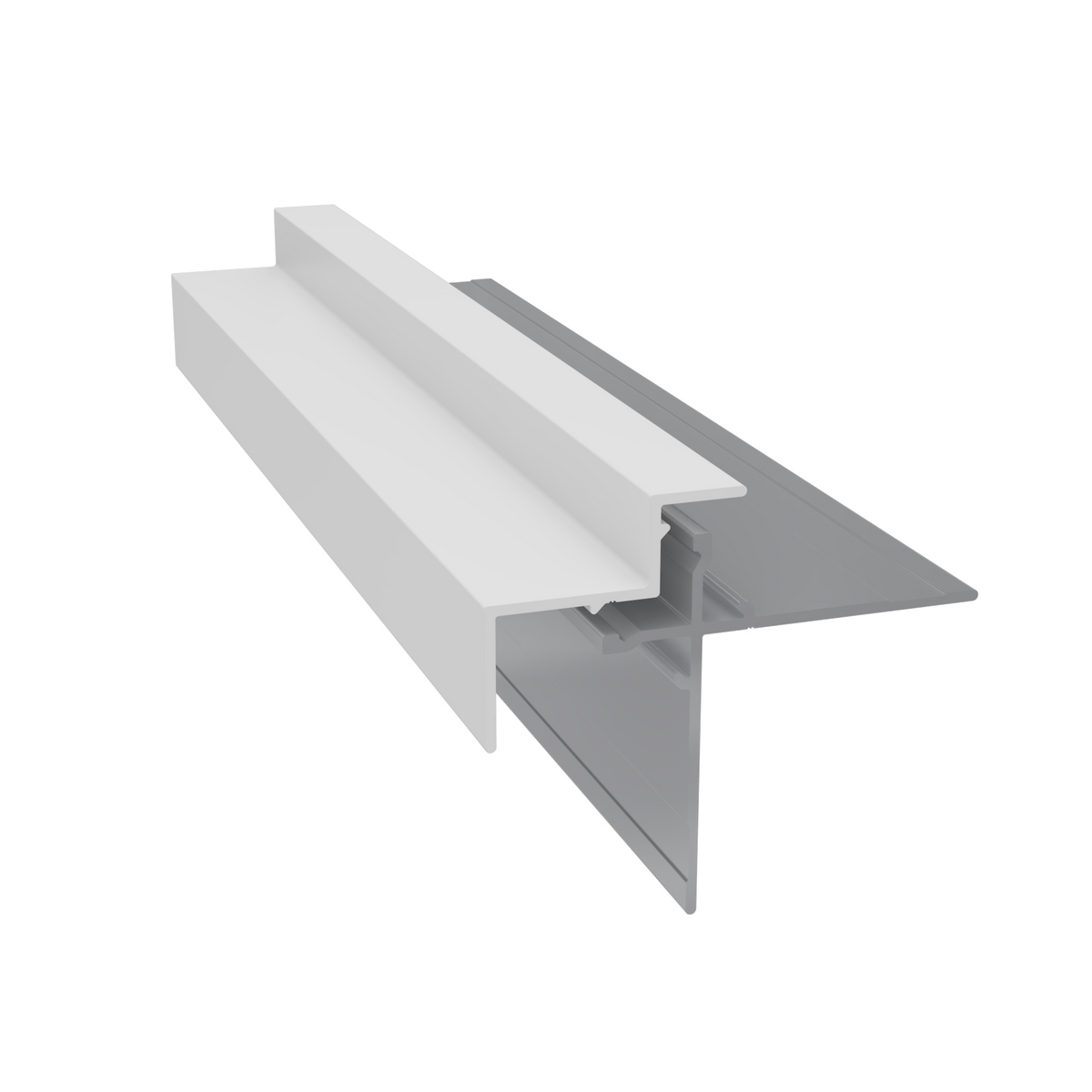 Light Trim 5/16in Panel & 3/4 lap 2-piece Outside Corner C924XL | Shadow XL Collection-Arctic White 67 (JH)