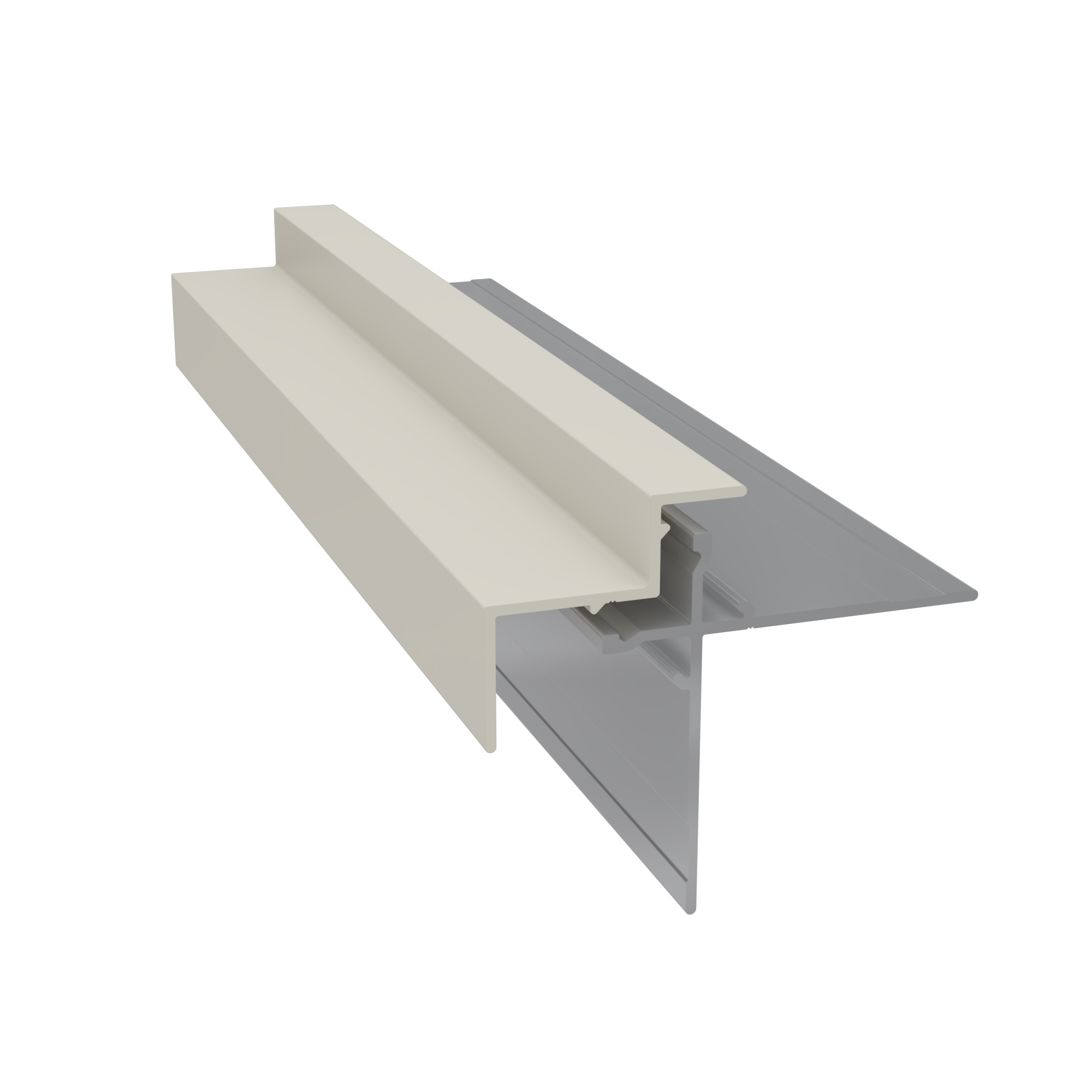 Light Trim 5/16in Panel & 3/4 lap 2-piece Outside Corner C924XL | Shadow XL Collection-Cobble Stone 75 (JH)