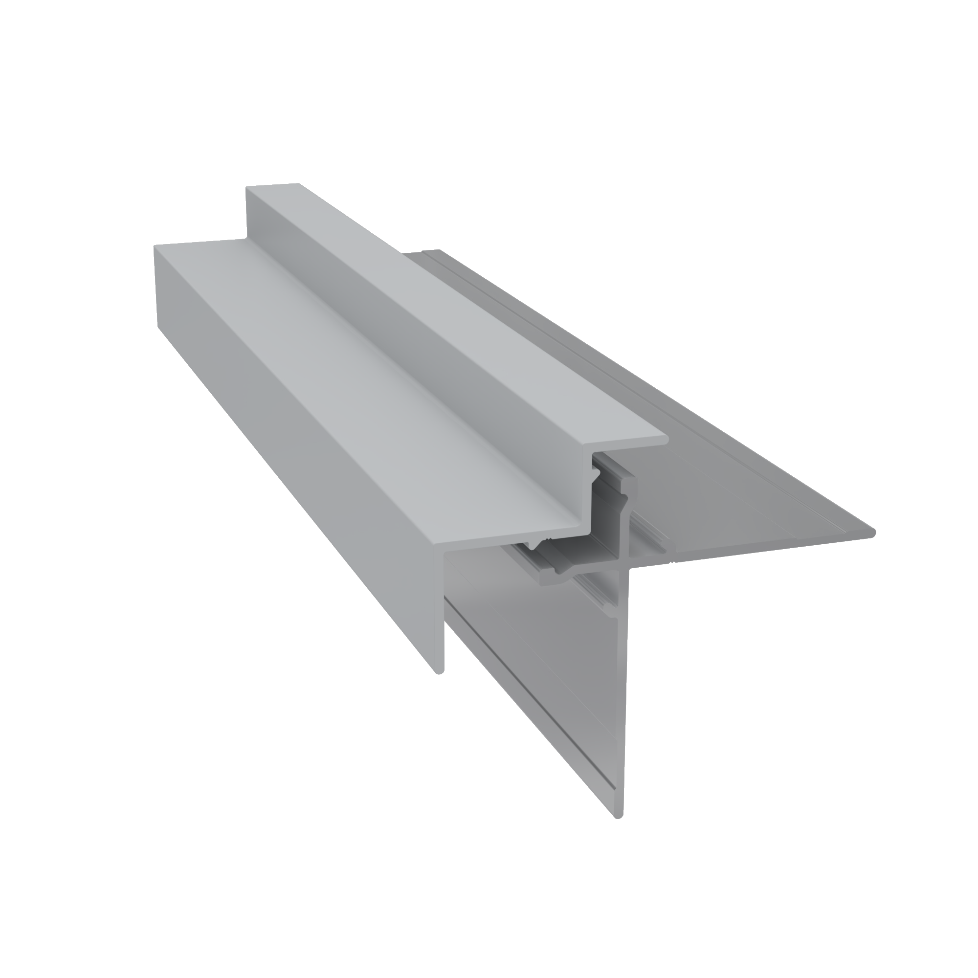 Light Trim 5/16in Panel & 3/4 lap 2-piece Outside Corner C924XL | Shadow XL Collection-White