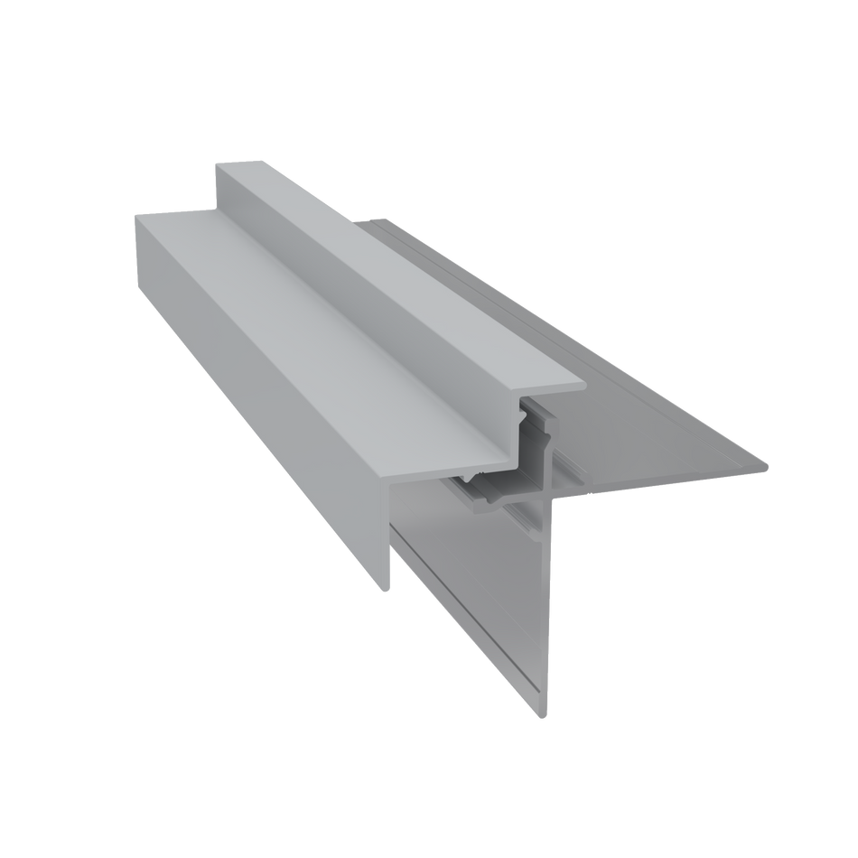 Light Trim 5/16in Panel & 3/4 lap 2-piece Outside Corner C924XL | Shadow XL Collection-White