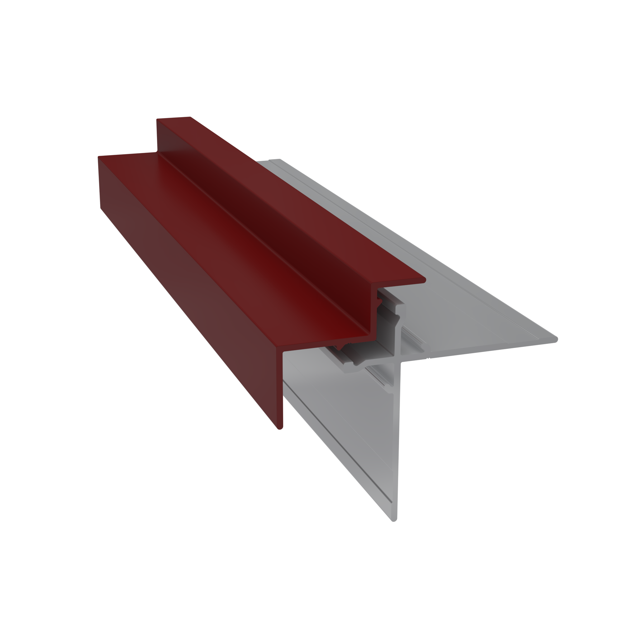 Light Trim 5/16in Panel & 3/4 lap 2-piece Outside Corner C924XL | Shadow XL Collection-Countrylane Red 90 (JH)