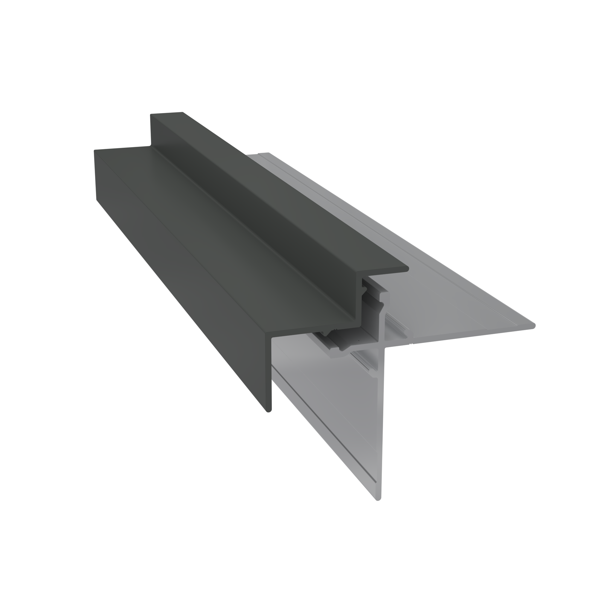 Light Trim 5/16in Panel & 3/4 lap 2-piece Outside Corner C924XL | Shadow XL Collection-Iron Gray 92 (JH)