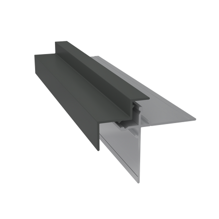 Light Trim 5/16in Panel & 3/4 lap 2-piece Outside Corner C924XL | Shadow XL Collection-Iron Gray 92 (JH)