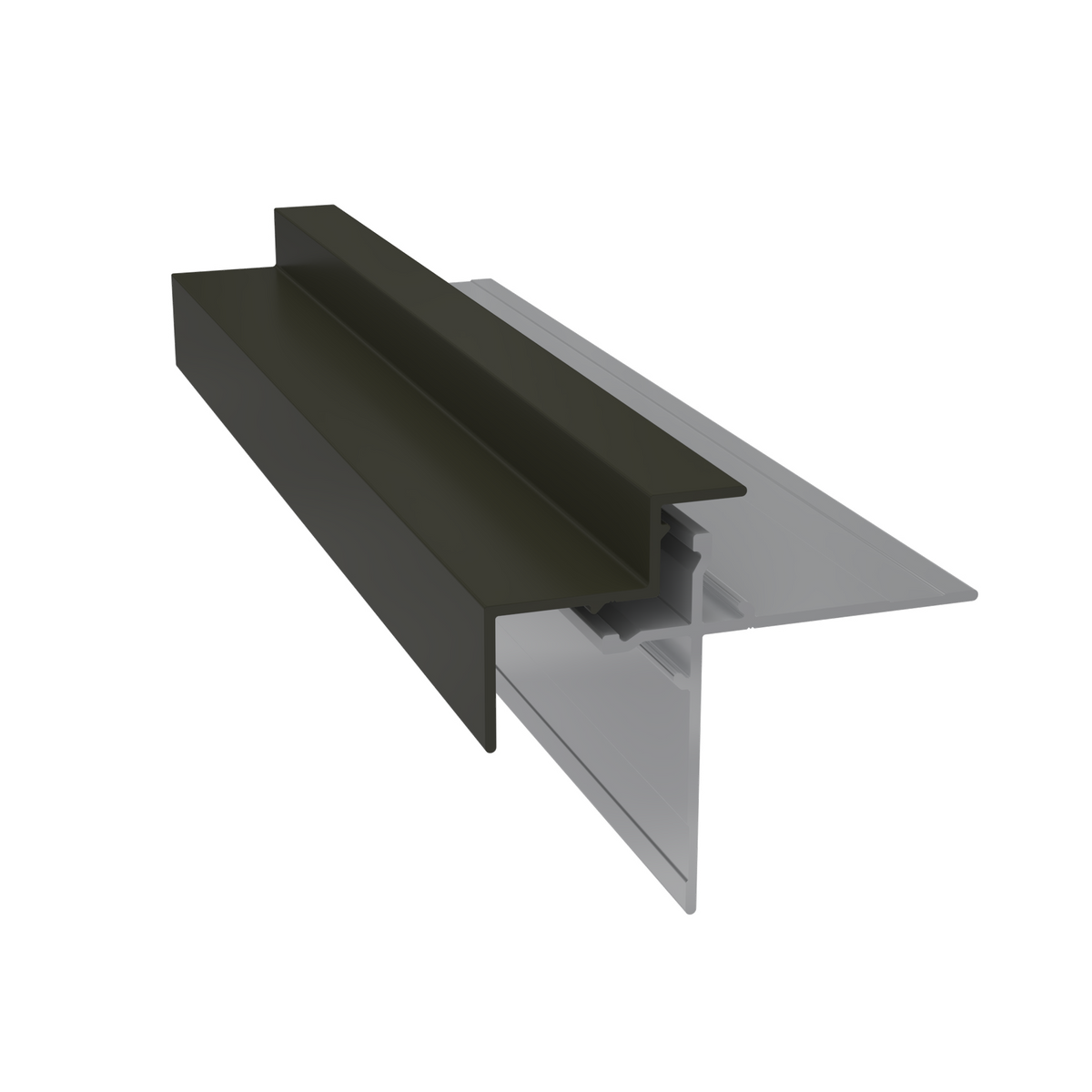 Light Trim 5/16in Panel & 3/4 lap 2-piece Outside Corner C924XL | Shadow XL Collection-Midnight Black 95 (JH)