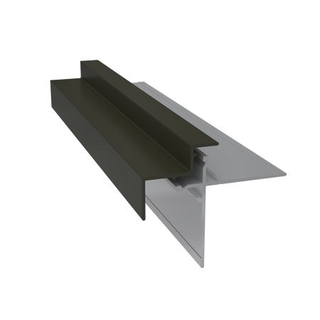 Light Trim 5/16in Panel & 3/4 lap 2-piece Outside Corner C924XL | Shadow XL Collection-Midnight Black 95 (JH)